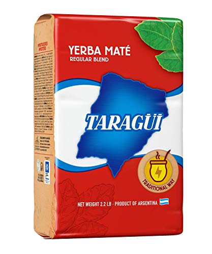 Taragüi Yerba Mate con Palo - 5 Paquetes de 1000 gr - Total: 5000 gr