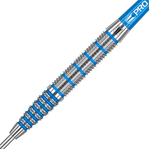 Target Darts Orb 02 22G 80% Tungsten Steel Tip Darts Set Punta Dardos, Unisex, Silver, Blue and Pink, 22 g