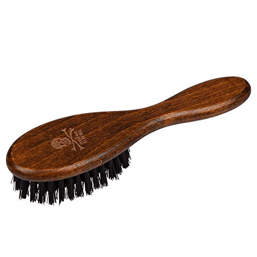 The Bluebeards Revenge, Fade Brush For Barbers And Hairdressers, Vegan Friendly Brush With Wooden Handle, For Cleaning Clippers And Removing Hair Splinters