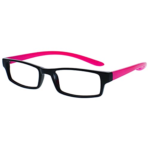 The Reading Glasses Company Gafas De Lectura Negro Neon Rosa Cuello Lectores Valor Pack 3 Mujeres Señoras Rrr20-4 +1,50 3 Unidades 88 g