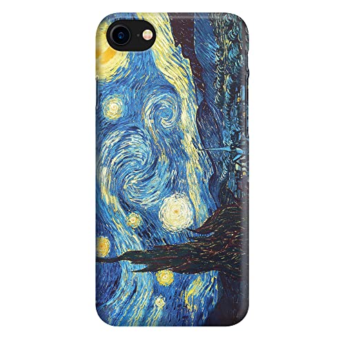 ThePhoenixDesign Funda protectora La noche estrellada de Vincent Van Gogh Starry Night Art Paint compatible con Apple iPhone 7-8 - SE 2020