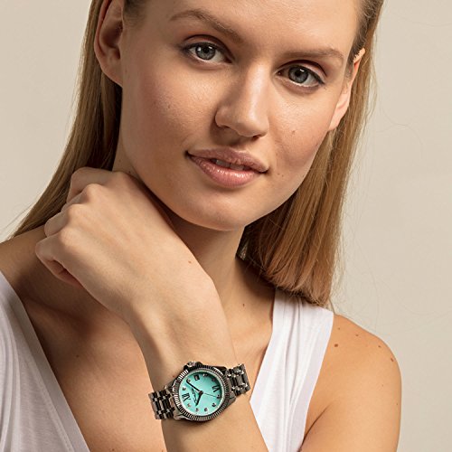 Thomas Sabo Reloj Analogico para Mujer de Mecánico con Correa en Acero Inoxidable WA0317-201-215-33