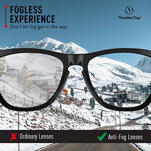ThunderClap Reemplazo de lentes de policarbonato para gafas de sol Oakley Fuel Cell OO9096, Crystal Yellow-Anti-Fog, Talla única