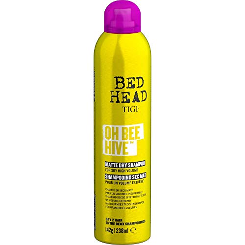 TIGI Bad Head Oh Bee Hive Champú en Seco para Conseguir Volumen, Acabado Mate, 238 ml