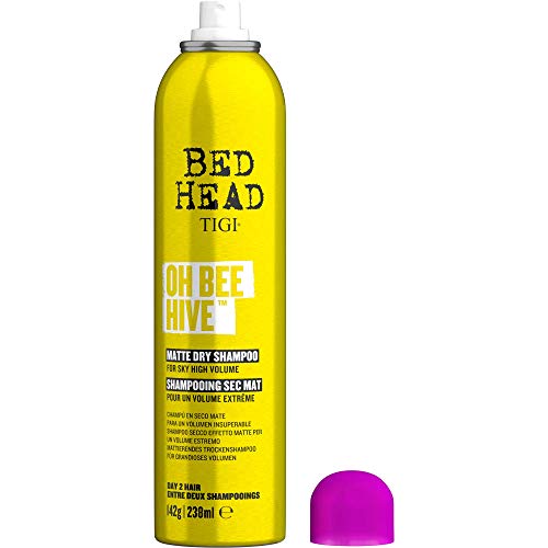 TIGI Bad Head Oh Bee Hive Champú en Seco para Conseguir Volumen, Acabado Mate, 238 ml