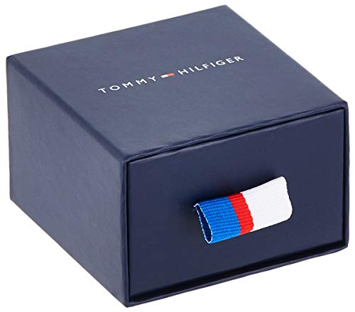 Tommy Hilfiger Anillo clásico de acero inoxidable., Acero inoxidable, Sin piedra