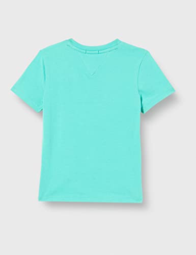 Tommy Hilfiger Essential Pocket tee S/S Camiseta de Punto, Tropic Palm, 10 Años para Niños