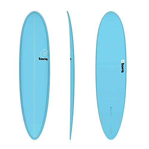 TORQ Tabla de surf Epoxy TET 7.6 Funboard Blue Mini Malibu