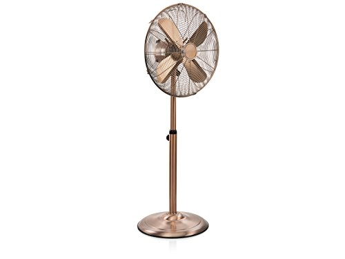 Tristar VE-5971 Ventilador de pedestal con 40 centímetros de diámetro , 50 W, Metálico, Acabado cobre retro