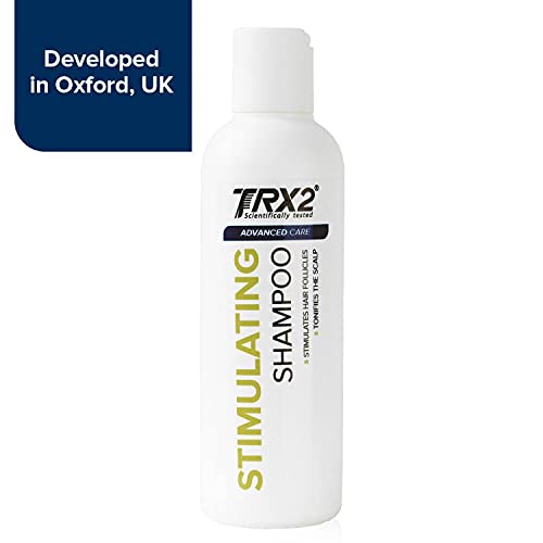 TRX2 Advanced Care Stimulating Shampoo - Enhanced Cleansing & Tonifying - Suitable for All Skin and Hair Types - Paraben Free - Caffein, Biotin and Soya Bean - 200 ml