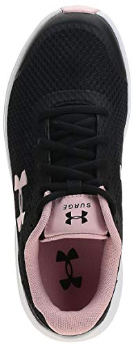 Under Armour UA W Surge 2, Zapatillas para Correr Mujer, Negro (Black/White/Particle Pink), 43 EU