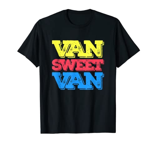 Vannin Viviendo en Van Life - Van Sweet Van Camiseta