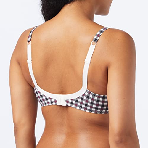 VARIANCE Lingerie IMPERTINENTE Sujetador Tipo Balconet, Estampado de Cuadros Vichy, 95 C Womens