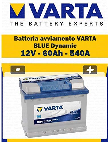 Varta D24 Blue Dynamic Batería de arranque 5604080543132 12V 60Ah 540A