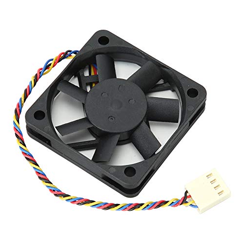 Ventilador de enfriamiento de 5CM 12V 1.50W, sistema de enfriamiento silencioso a través de moldeo por inyección de un disparo Ventilador de disipador de calor de 4 pines, enfriador de CPU para 3800 R