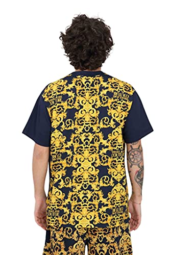 Versace Jeans Couture Hombre Camiseta Baroque BLU L