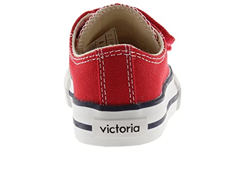 victoria Plano VICTORIA Basket Tribu Lona con Cierre DE Tira ADHERENTE 106555-WOMEN para Mujer Rojo 40