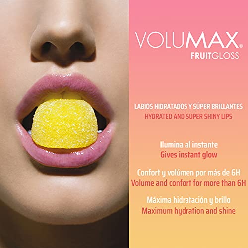 VOLUMAX FRUITGLOSS. Labios Hidratados. Volumen y Brillo. Sabor Canela