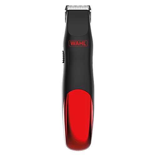 Wahl Afeitadora de barba para hombres, recortadora de pelo Afro para hombres, recortadora de trozos, juego de aseo masculino, funciona con pilas