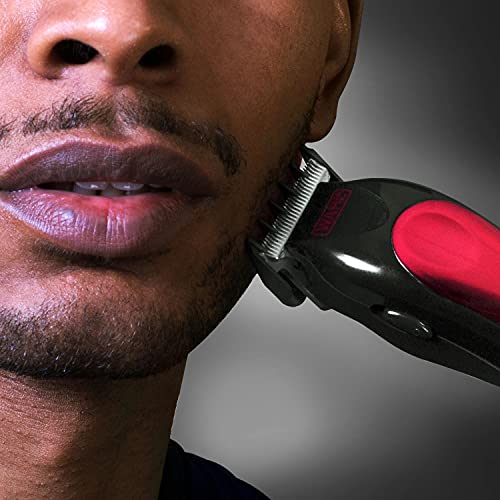 Wahl T-Pro - Recortadora de barba con cable para hombres, afeitadora de hombres, corte de pelo afro, con cable, recortadoras de rastrozos, detalles y contornos, juego de aseo masculino