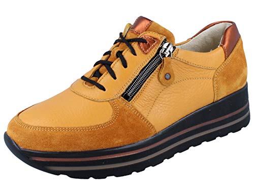 Waldläufer Mujeres Zapatos Planos OKKA Rost Amarillo, (OKKA Rost) 758001-401/232 | 41 EU OKKA Rost