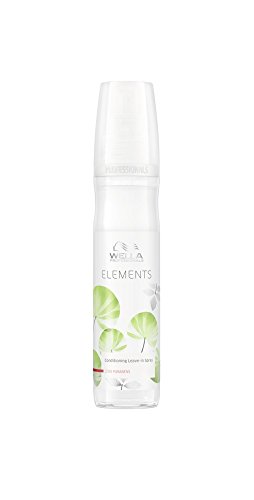 Wella Elements Leave-in Spray Acondicionador bifásico sin parabenos para cabello seco y quebradizo, 150 ml, cuidado profesional