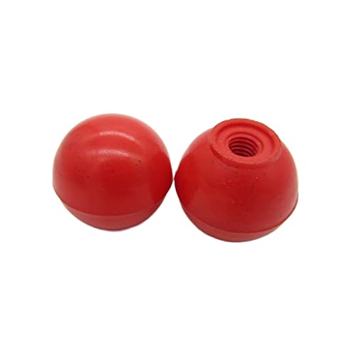 WGLLSD por Weishan 1 0pcs M6 M8 M10 M12 Ciruela Bakelita Apriete a Mano Tuercas Manija Hilo Star Mecánico Negro/Rojo Tuercas Tuercas Nylon Esféricas Nuts (Color : Star Black, Size : M10)