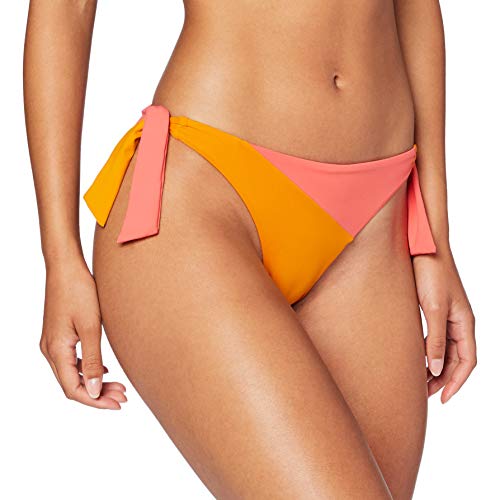 Women's Secret Braguita de bikini brasileña, con lazadas a los lados y efecto color block morado y lila ,M para Mujer