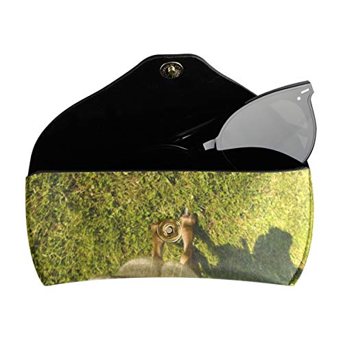 XiangHeFu Swiss Cow Fisheye Nose Shot Goggles Bolsa Portátil Multiuso PU Cuero presente Anteojos Bolsa Gafas de sol Estuche