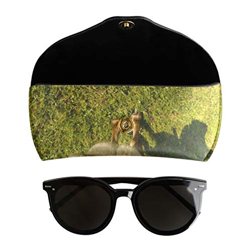 XiangHeFu Swiss Cow Fisheye Nose Shot Goggles Bolsa Portátil Multiuso PU Cuero presente Anteojos Bolsa Gafas de sol Estuche