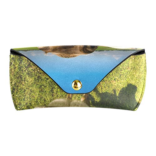 XiangHeFu Swiss Cow Fisheye Nose Shot Goggles Bolsa Portátil Multiuso PU Cuero presente Anteojos Bolsa Gafas de sol Estuche