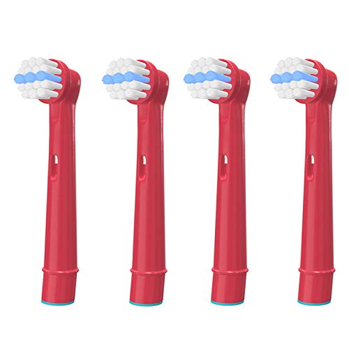 YanBan - 8 cabezales de cepillo de dientes para niños para Oral b, cabezales de repuesto de cepillo de dientes eléctrico compatibles con el cepillo de dientes eléctrico para Braun Junior