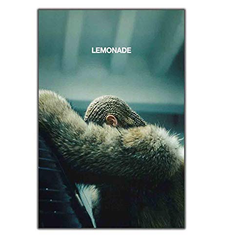 yhyxll Beyonce Lemonade Álbum Visual Póster artístico e impresión Arte de la Pared del hogar Decoración Lienzo Sala de Estar Impresión en lienzo-50X75Cm Sin Marco