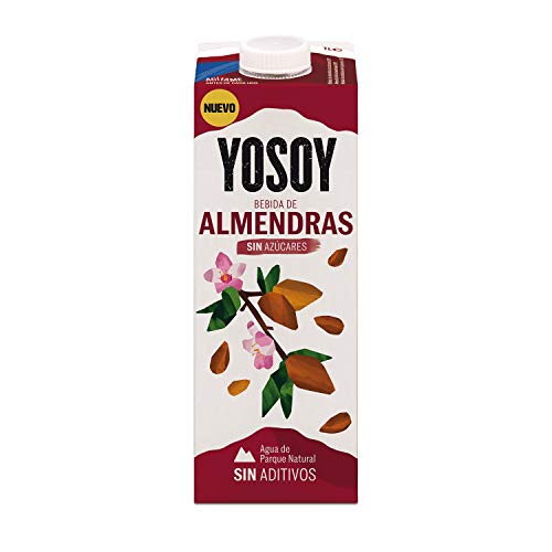 Yosoy - Bebida Vegetal de Almendras sin Azúcar - Caja de 6 x 1L