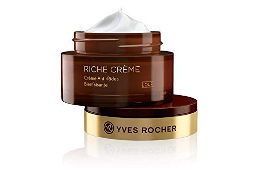 Yves Rocher RICHE CRÈME - Set de cuidado facial para mujeres con piel madura, con cuidado de día y noche y selificador de belleza, regalo de belleza para mujeres