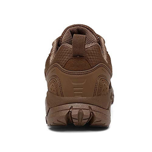 Zapatillas Trekking Hombres Calzado Mujer Senderismo Montaña Deportivas Trail Running Deporte Zapatos Antideslizante Ligeras Respirables Unisex Marrone 45