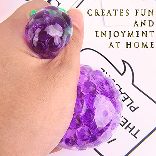 ZoneYan 6 Piezas Fidget Toys Stress Ball, Stress Ball Frutas, Pelota Antiestres, Fidget Toy Globbles, Bolas Antiestres Frutas, Estilos Aleatorios de Frutas Bonitas, Ideas para Regalar