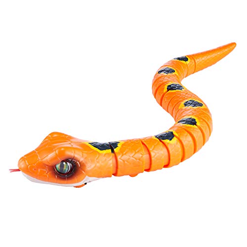 ZURU ROBO ALIVE - Slithering Snake Juguete Robótico a Pilas, Color Naranja (25235A-B-S003)