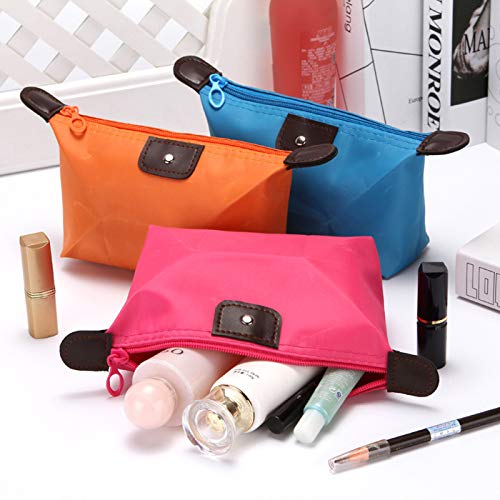 Zuzer 10 Pack Neceser Bolso de Organizador Neceser Mujer Pequeño Bolsa Maquillaje Bolsa Portátil Viaje